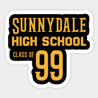 Sunnydale High School Class Of 99 Sticker